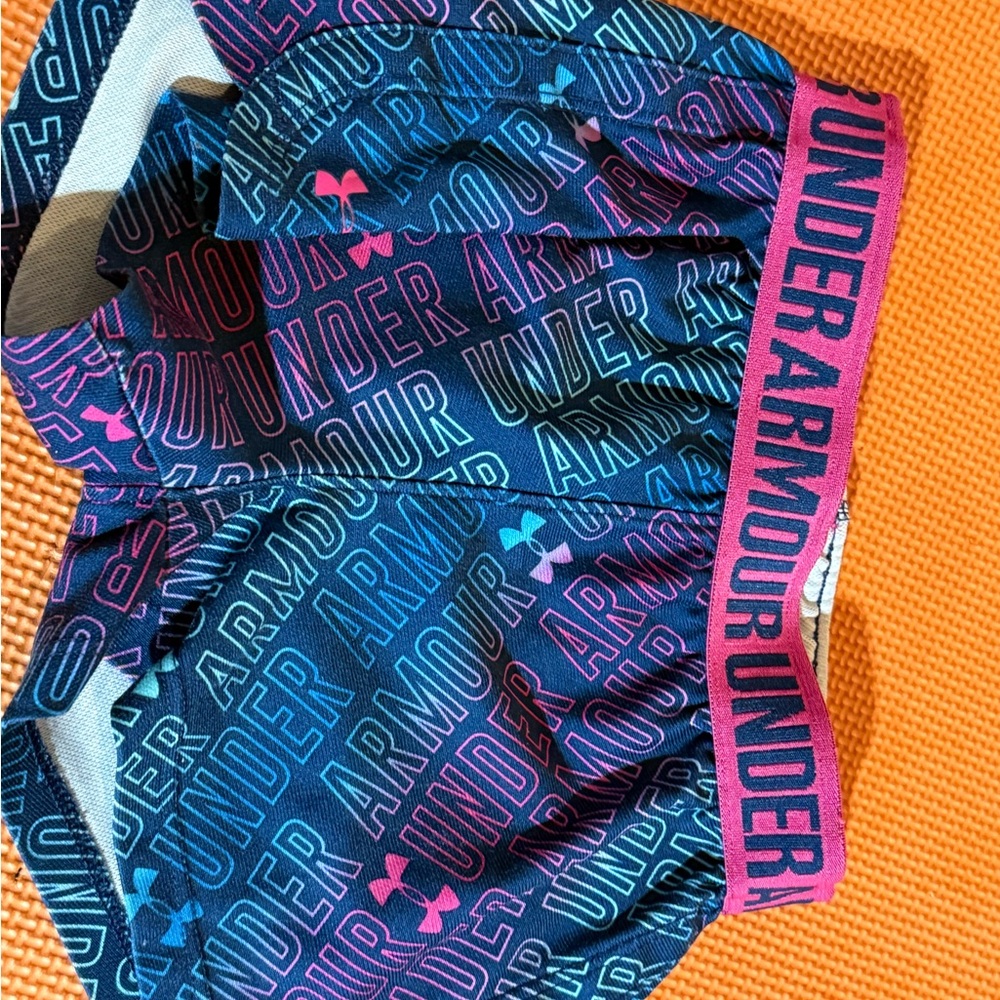 Under Armour Navy and Pink Athletic Shorts